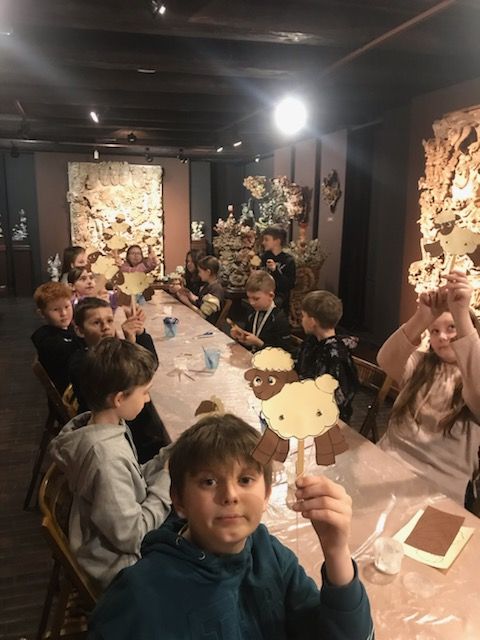 4a na warsztatach w Muzeum