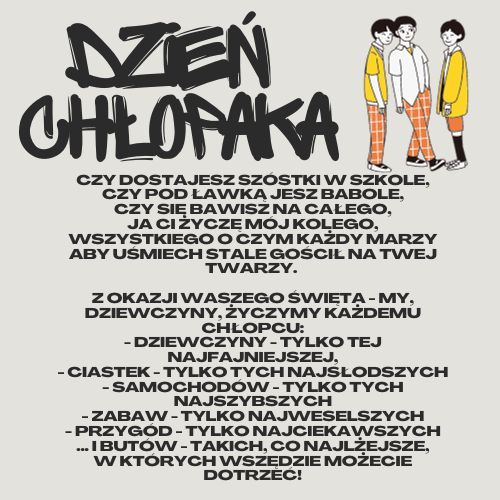 Dzień Chłopaka 2023