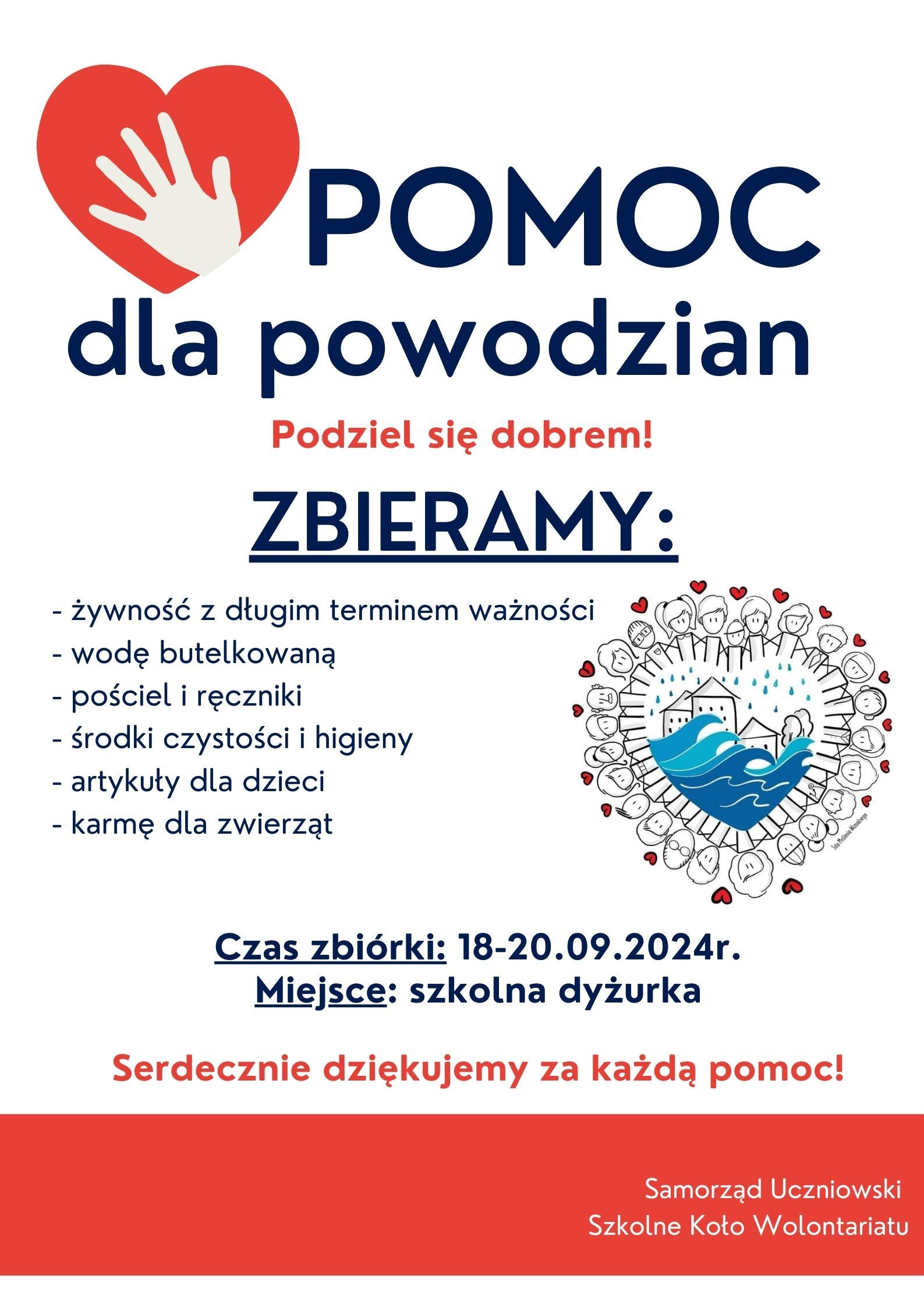 Pomoc dla powodzian