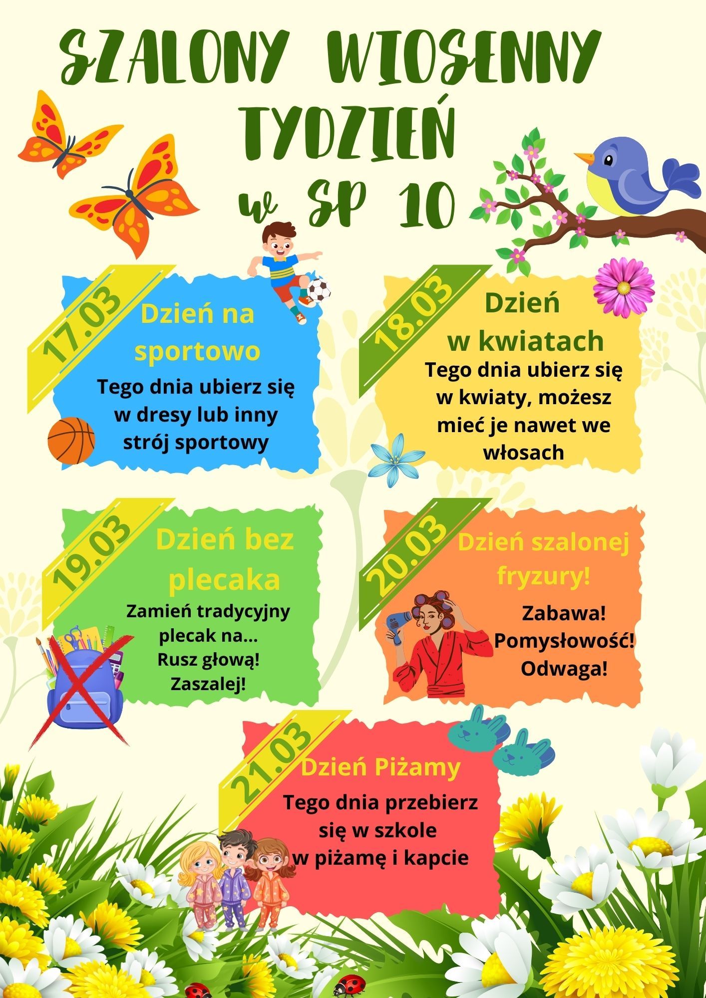 Szalony wiosenny tydzień w SP 10